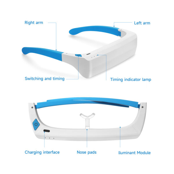 Therapy light glasses E480PRO - Image 4