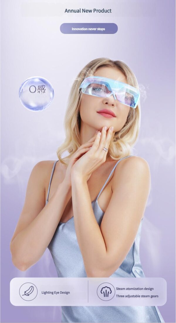 Steam Eye Glass With UV Sterilization Light - Image 2
