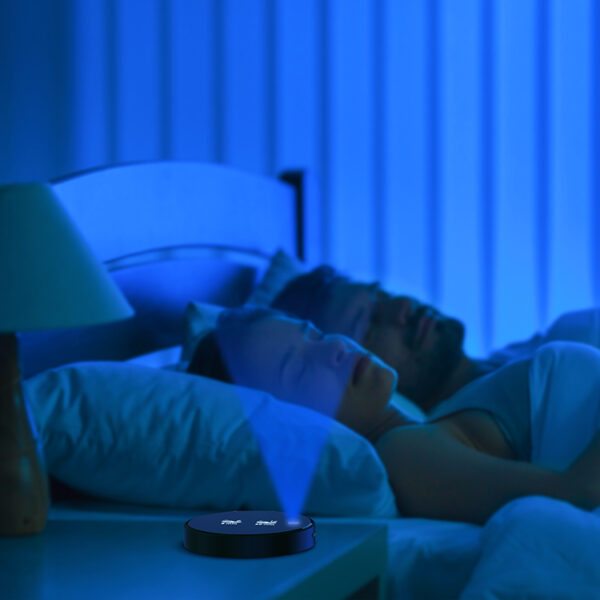 Blue light sleep aid device